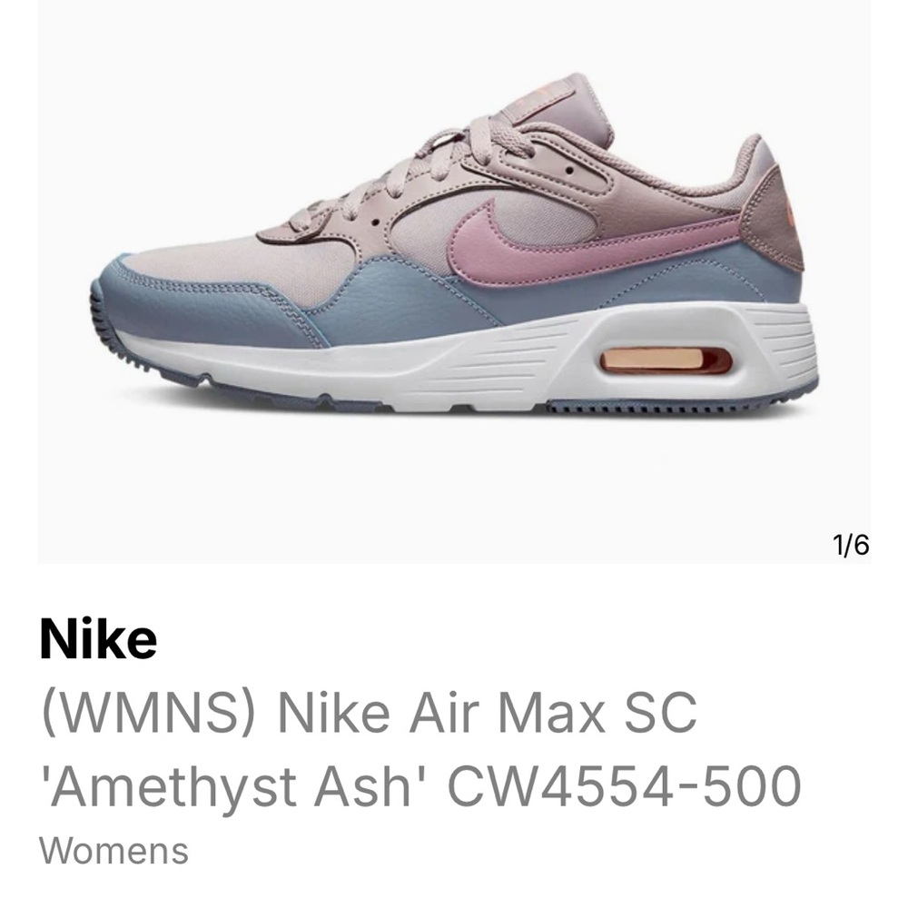 Nike Women's Air Max SC Amethyst Ash Sneakers